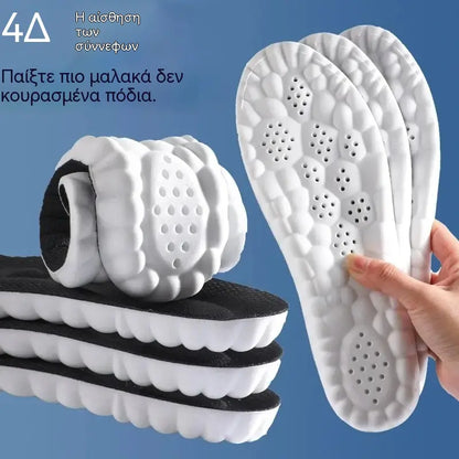 ☁👟【35-46】【Αγοράστε 1 και πάρτε 1 δωρεάν】Εξαιρετικά μαλακές σόλες με αντικραδασμική προστασία "cloud" για όλα τα υποδήματα!
