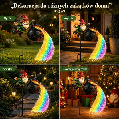 🎅Świąteczne lampki LED 3D w kształcie Świętego Mikołaja – żywiczne, świecące latarnie – dekoracja ogrodu i patio