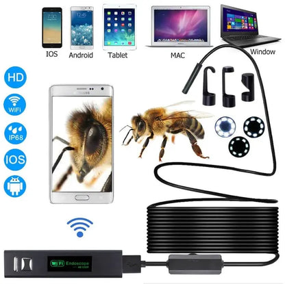 【5M】（Τύπος-c、USB、Micro USB）3 σε 1 ενδοσκόπιο