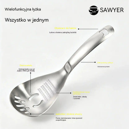 🔥50% zniżki🔥🥄 Wielofunkcyjna łyżka i sitko ze stali nierdzewnej 304