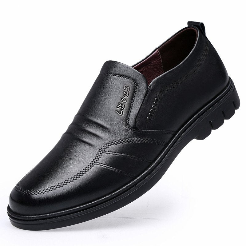 🎉🎁【Zimska posebna ponuda】👞【39-44】Muške kožne cipele za slobodno vrijeme s mekom potplatom – udobne, stylish i prikladne za poslovne prilike.