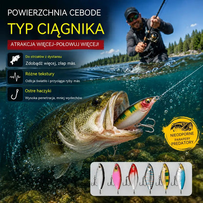 🐟🎣【6 sztuk】Przynęta w kształcie śmigła Bionic Minnow Tractor