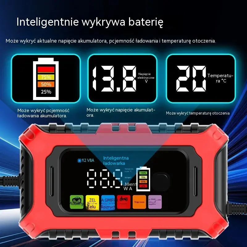 Inteligentna ładowarka i konserwator akumulatorów