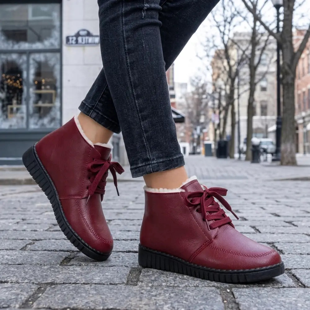 ✨【 35–40】Damskie buty codzienne z miękkiej skóry, z bawełnianą wyściółką i antypoślizgową podeszwą