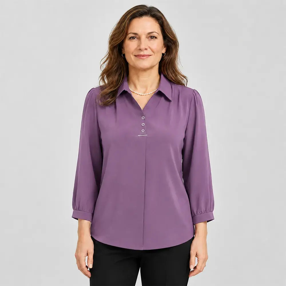 💓👚【Oferta ograniczona czasowo】Koszula szyfonowa, swobodny, nowoczesny styl