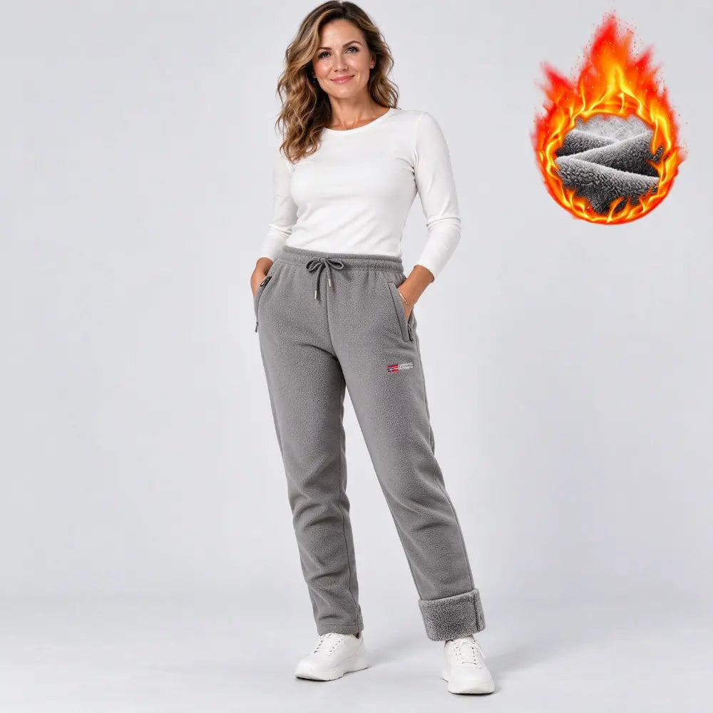 【XS-3XL】Wygodne spodnie sportowe w stylu casual na sezon jesień/zima 2026 – z ociepleniem i podszewką z polaru