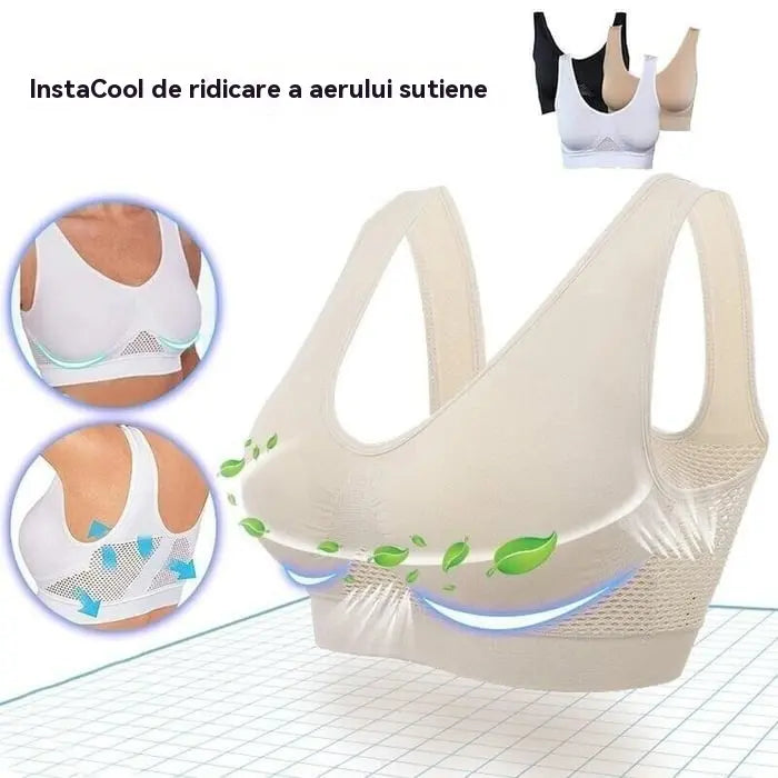 🥰【Zestaw 4-częściowy】Oddychający i stylowy biustonosz sportowy ❤️【40–120 kg】.