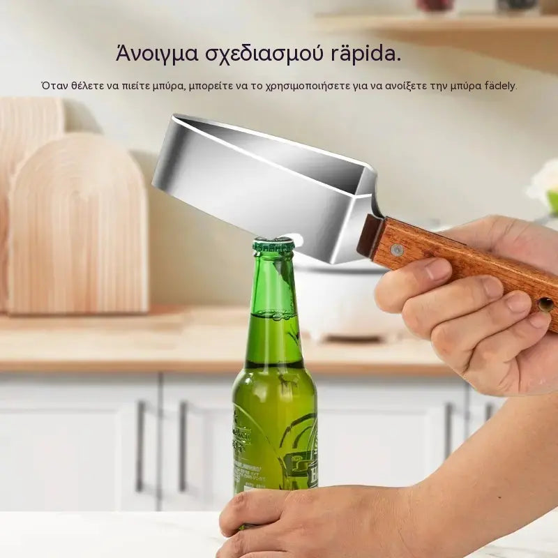 🔥Αγοράστε 1, πάρτε 1 δωρεάν 🍉Πολυλειτουργικός κόφτης καρπουζιού από ανοξείδωτο ατσάλι — τριγωνικός σχεδιασμός με λειτουργία ανοίγματος καπακιού μπουκαλιού✂️