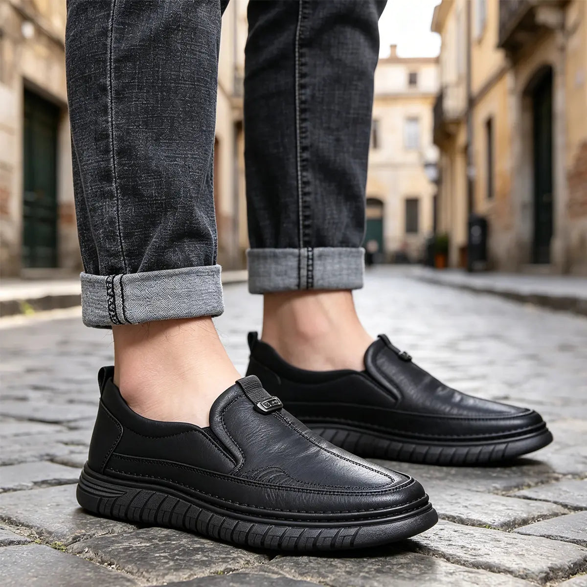 【1 para】129 zł✨【39–44】Męskie skórzane buty casualowe, nowy model