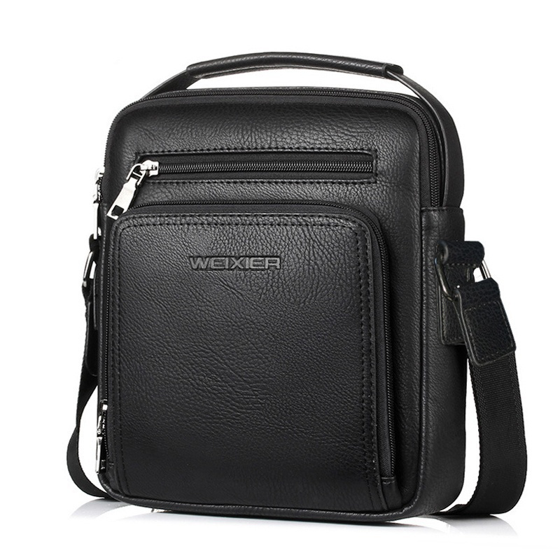 🎉👜【Nuevo producto🔥】【Edición limitada】Bolso de hombro de cuero genuino para hombre, informal y a la moda