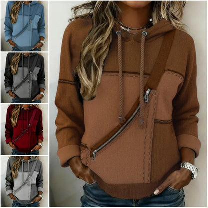 🎀🎀【S-5XL】Dámska mikina s kapucňou a dlhým rukávom s potlačou