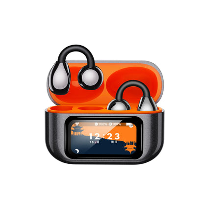 1 τεμάχιο 30  ευρώ 🎧Ασύρματα ακουστικά Bluetooth τύπου clip, αθλητικά ακουστικά με έγχρωμη οθόνη LCD