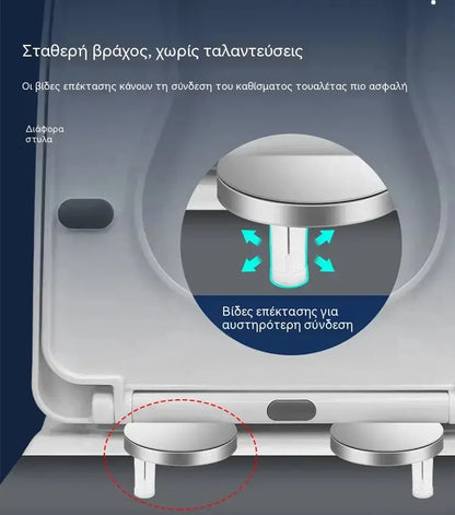 🚽【2 ζεύγη, συνολικά 4 τεμάχια】Αξεσουάρ μπάνιου γενικής χρήσης----💦✨ Κλιπ βιδών για τη στερέωση των καθισμάτων τουαλέτας.
