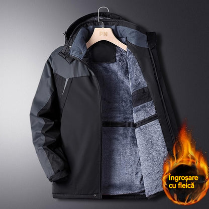 ❄️ Zimski hit prodaje【L–6XL】🧥 Muška zimska softshell jakna s toplom podstavom – vodootporna, otporna na vjetar i idealna za hladno vrijeme✨