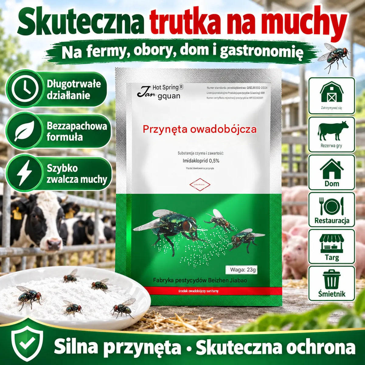5 saszetek za 89 zł 🦟Magiczny środek do zwalczania szkodników w gospodarstwach, jedna paczka wystarcza na pół roku.