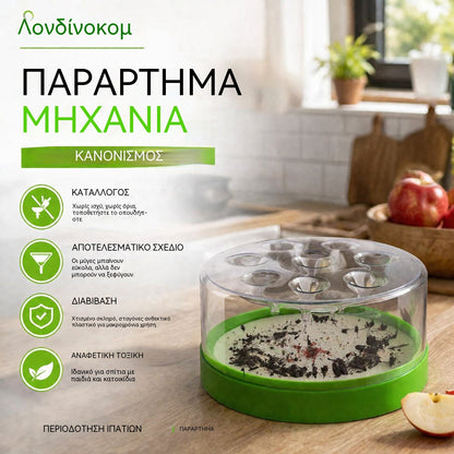 🔌✅ Επαναχρησιμοποιούμενη παγίδα εντόμων—χωρίς ηλεκτρικό ρεύμα, χωρίς δηλητήριο! 🏠 Ασφαλής για χρήση στην κουζίνα και κοντά σε παιδιά και κατοικίδια.