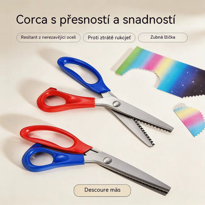 Šicí a krajkové nůžky pro kutily ，Přesné a snadné stříhání pokaždé, které vám pomůže vytvořit si vlastní mistrovská díla