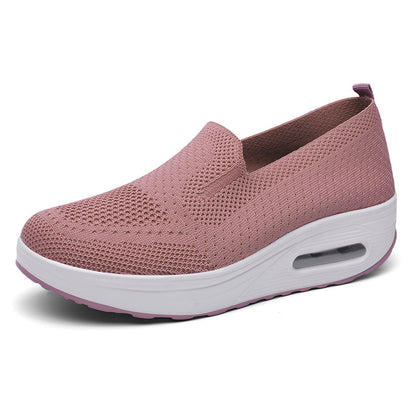 【35-42】Γυναικεία αθλητικά & casual παπούτσια Μαξιλάρι αέρα με χοντρή σόλα