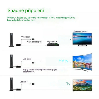 🔥Vnitřní HD digitální televizní přijímač🌐