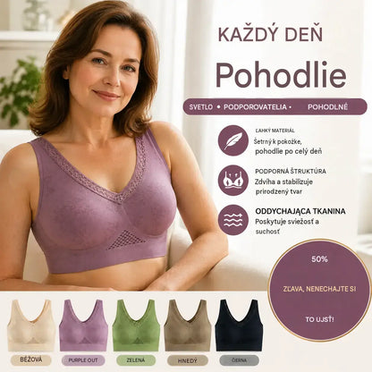 😍❤️40-120 kg【Paket 3 kosov】✨ Ženski modrček brez rokavov z visoko oporo
