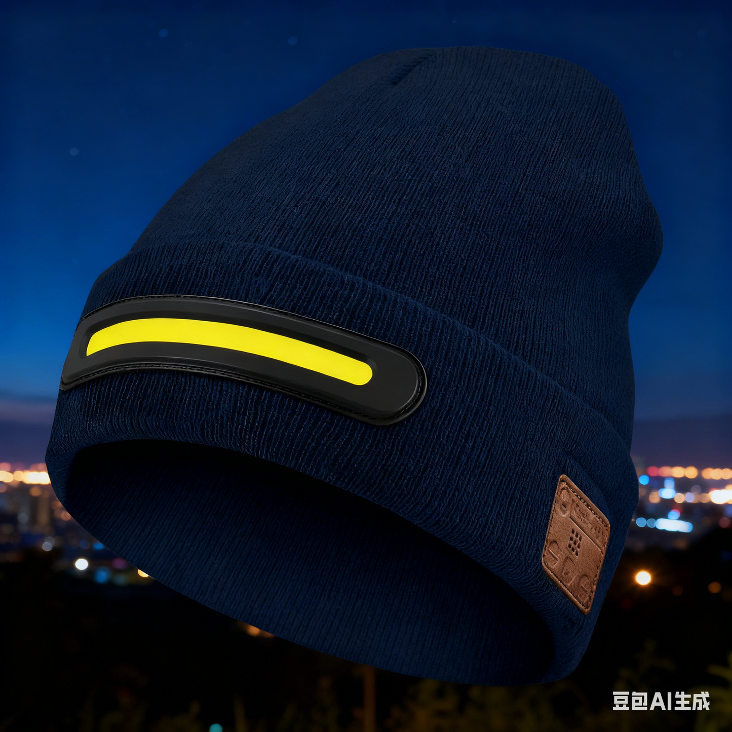 🔥【50% popusta】🔥🧢Punjiva Bluetooth LED kapa. Funkcija tri u 1: Savršeno integrira snažnu LED rasvjetu za korištenje bez ruku, visokokvalitetni Bluetooth zvučnik i toplinu u udobnu pletenu kapu💡