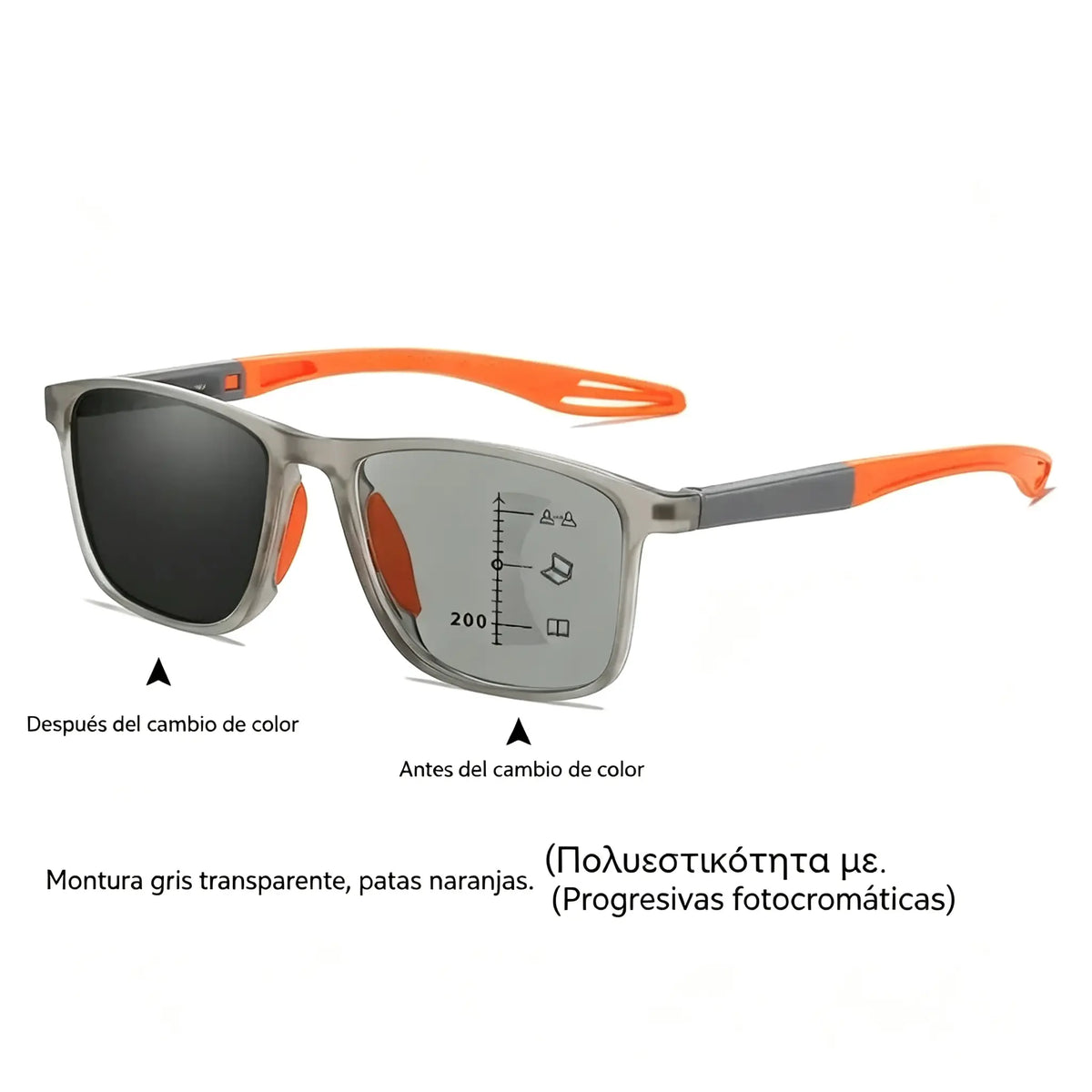 Gafas de lectura fotocromáticas, ultraligeras y de alta definición, diseñadas especialmente para personas mayores.