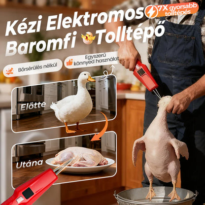 🛒🔥【45% OFF】【🛒Vásárol 1, kap 1 ingyen】2 darab 11900 Ft 🦆Elektromos baromfiszőreltávolító gyorsan