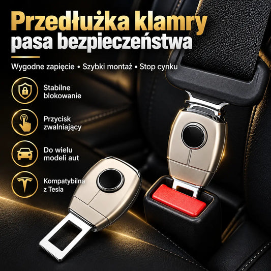 💥🔥2 sztuka 89 zł.🚗👍Metalowy przedłużacz pasa bezpieczeństwa w samochodzie