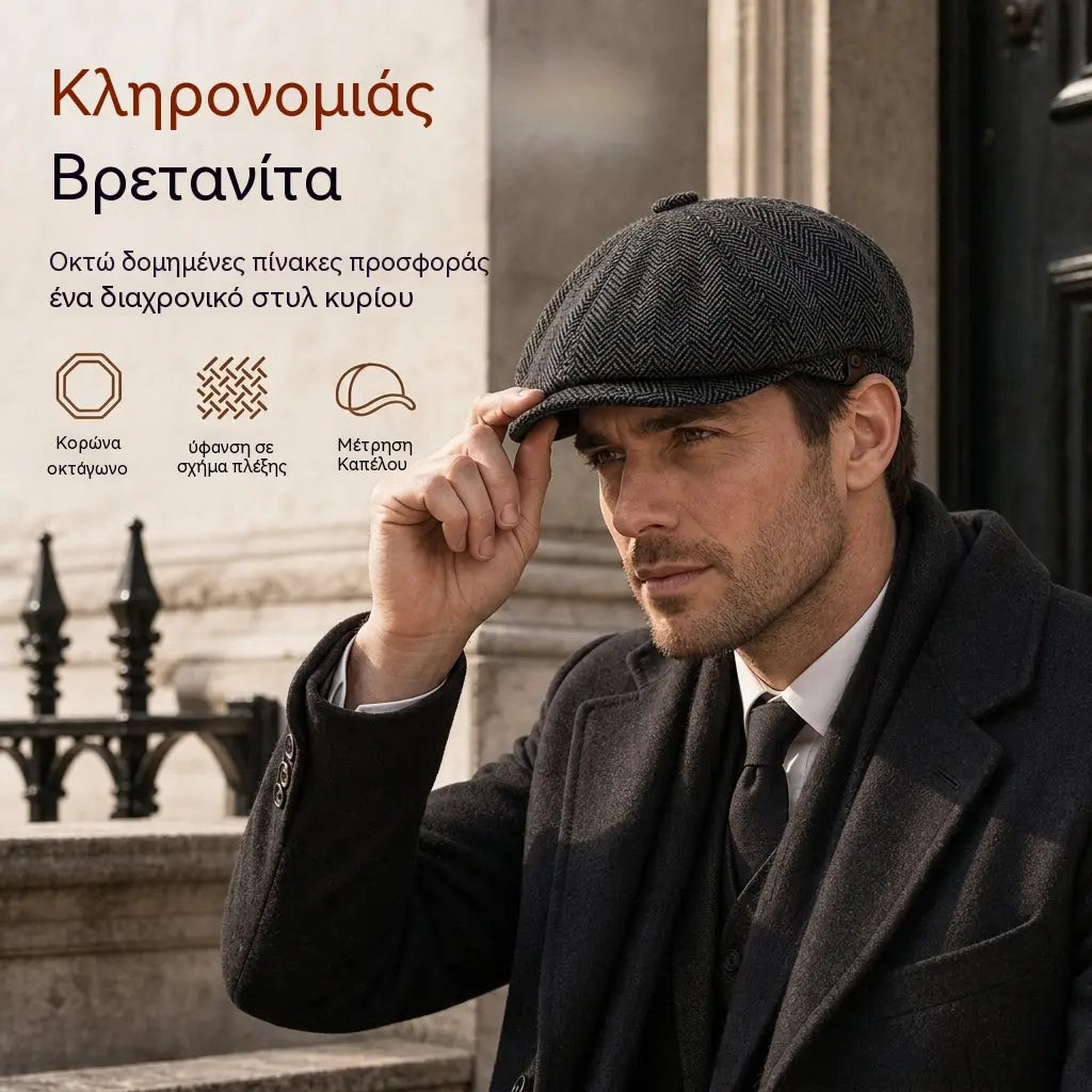 💥 Εξαιρετική τιμή — μόνο για σήμερα! ⏰ Ανδρικό και γυναικείο καπέλο τύπου «flat cap» σε βρετανικό vintage στυλ – κλασικό, casual και unisex
