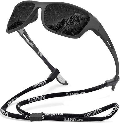 😎【Kupte 1 a získejte 1 zdarma】🕶⚡ Pánské sportovní sluneční brýle, polarizované s reflexními pravými skly, moderní a odolné proti prachu, ideální pro venkovní jízdu