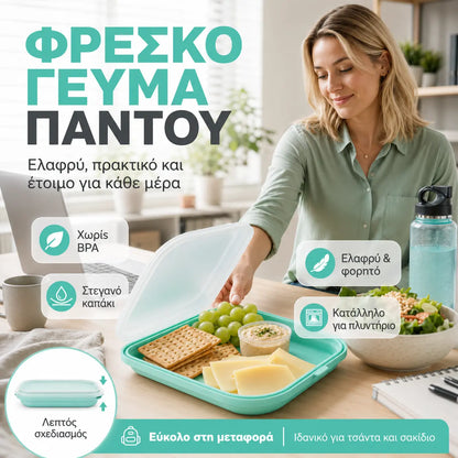 2 τεμάχιο 29 ευρώ 🍱✨ Φορητό δοχείο φαγητού από σιλικόνη, κατάλληλο για τρόφιμα! Χωρίς BPA, στεγανό και πτυσσόμενο – ιδανικό για δουλειά, ταξίδια και πικνίκ. 🔥💪