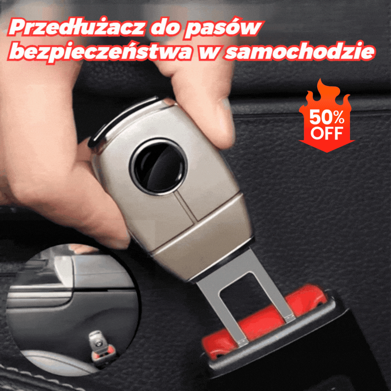 💥🔥【Kup 1 dostań 1 za darmo】2 sztuka 99 zł.🚗👍Metalowy przedłużacz pasa bezpieczeństwa w samochodzie