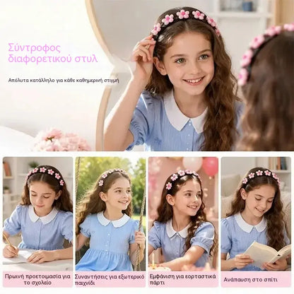🔥5 τεμάχια με 28 ευρώ🎀Προσφορά μισής τιμής👧 Σκουφάκι στεγνώματος μαλλιών με σχέδια κινουμένων σχεδίων για κορίτσια: μαλακό και άνετο, ιδανικό για καθημερινή χρήση🌸