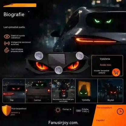 🚗👀 Solárne LED výstražné svetlo do auta | Priťahuje všetku pozornosť a zlepšuje bezpečnosť jazdy: Bezdrôtové, s automatickou detekciou a univerzálnou aplikáciou ✨