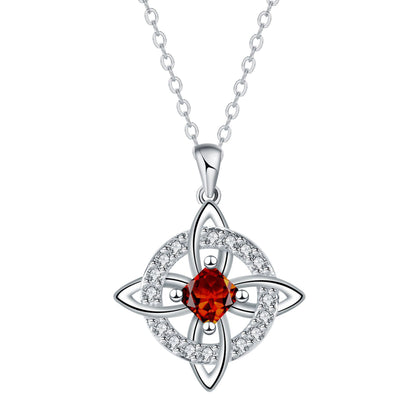 1 sztuka 89zł 🔮Naszyjnik z węzłem czarownicy i kamieniem szlachetnym 🔮💞 Chroń swoich bliskich