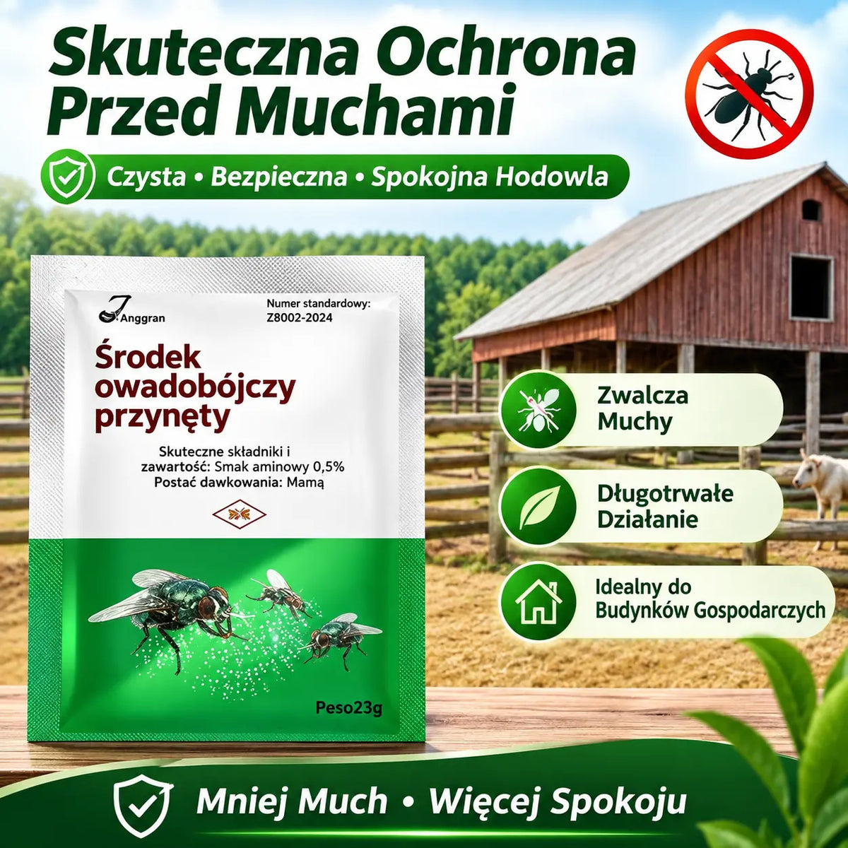 🦟【Kup 5, otrzymaj 5 gratis】【10 paczek】Magiczny środek do zwalczania szkodników w gospodarstwach, jedna paczka wystarcza na pół roku.