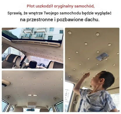 1 zestaw 30 sztuk - 89zł🔥Pokrycie dachu samochodu odpada. Zamocuj podstawę gwoździami. Modyfikacja i renowacja wnętrza samochodu bez demontażu.
