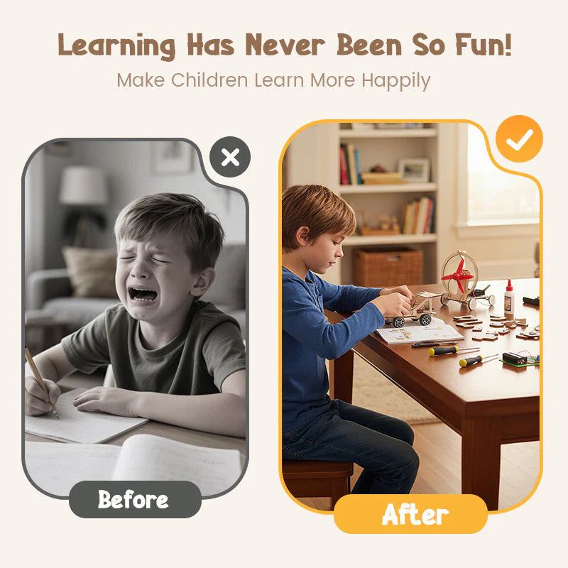 🧩 Juguetes tecnológicos creativos de bricolaje: construye y aprende con componentes electrónicos, educación STEM divertida para niños 🚀📦🧩