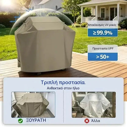 💦 Εξαιρετικά αδιάβροχο κάλυμμα μπάρμπεκιου: τέλεια προστασία για τις ψησταριές σας! 🔥