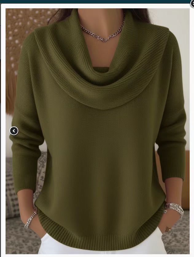 🔥🌷【S-3XL】⛄✨2025 Nova popularna modna ženska jednobojna pletiva