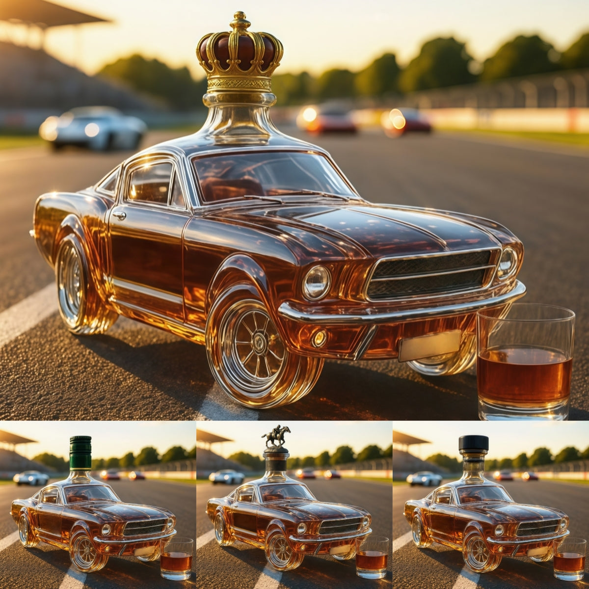 🎁🚗 Botella creativa de whisky con forma de coche – estilo y valor de colección