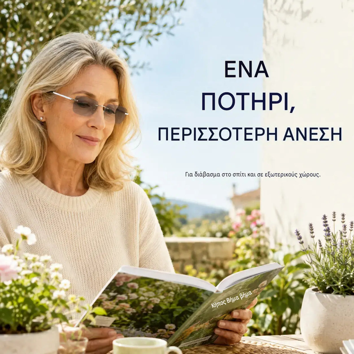 (🔥Αγοράστε ένα, πάρτε ένα δωρεάν🔥) Έξυπνα φωτοχρωμικά γυαλιά ανάγνωσης με τεχνολογία Smart Zoom
