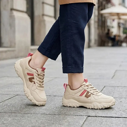 【35-40】👟Damskie oddychające, grube trampki typu dad – buty casualowe na platformie z miękką podeszwą – lekkie buty sportowe w koreańskim stylu