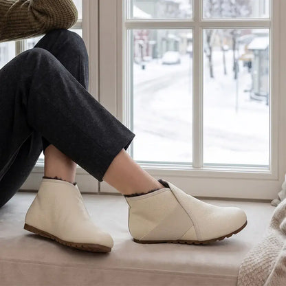 【35-40】Γυναικεία ισοθερμικά μποτάκια – τύπου slip-on, ζεστά· για μεγαλύτερες γυναίκες και μαμάδες