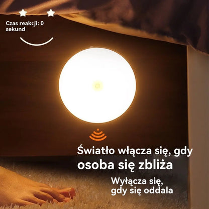 🏡【Kup 3, otrzymaj 3 gratis，6 za 109 zł】💡Inteligentne światło LED wykrywające ruchy ciała człowieka, łatwe do ładowania i praktyczne