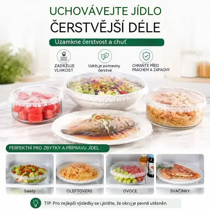 【Speciální nabídka posledního dne: sleva 50 %】500 opakovaně použitelných a flexibilních plastových fólií bezpečných pro potraviny