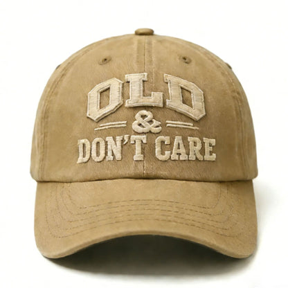 🧢 【50% popusta】💥Vruća novogodišnja rasprodaja 2026. | Vintage kapa s istrošenim motivom "STARO i nije me briga"