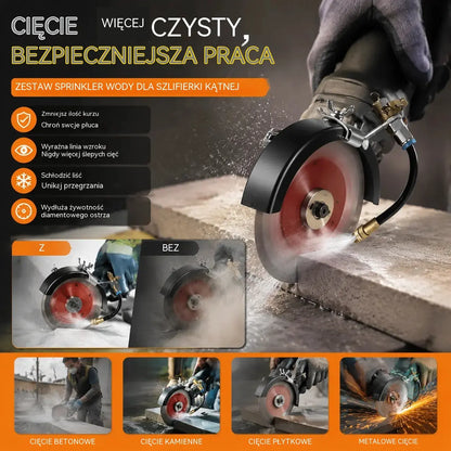 🔧 50% ZNIŻKI PRZEZ OGRANICZONY CZAS! ✨ Spryskiwacz wody do usuwania pyłu z maszyn tnących: dwa tryby natrysku, giętka aluminiowa rura, nierdzewna 💧