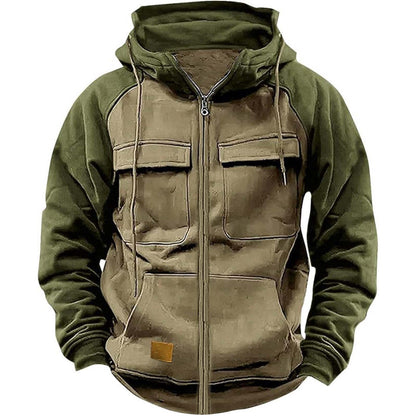 🔥Oferta por tiempo limitado🔥【S-3XL】Sudadera holgada con capucha para hombre, estilo otoño/invierno