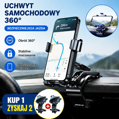 【Kup 1 i otrzymaj 1 gratis】2 za 109 zł.🚗🚗Obrotowy uchwyt samochodowy na telefon o 360°